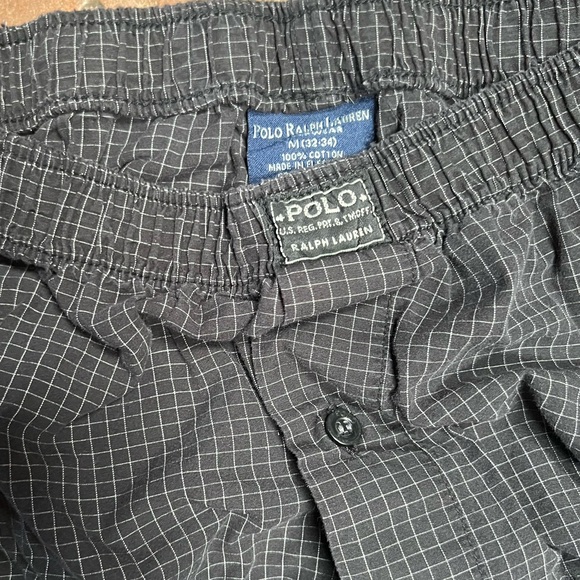 Black Ralph Lauren Polo Pajama Pants - Picture 1 of 5